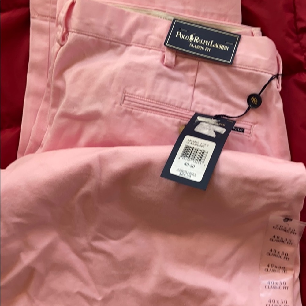 Ralph Lauren pink chinos